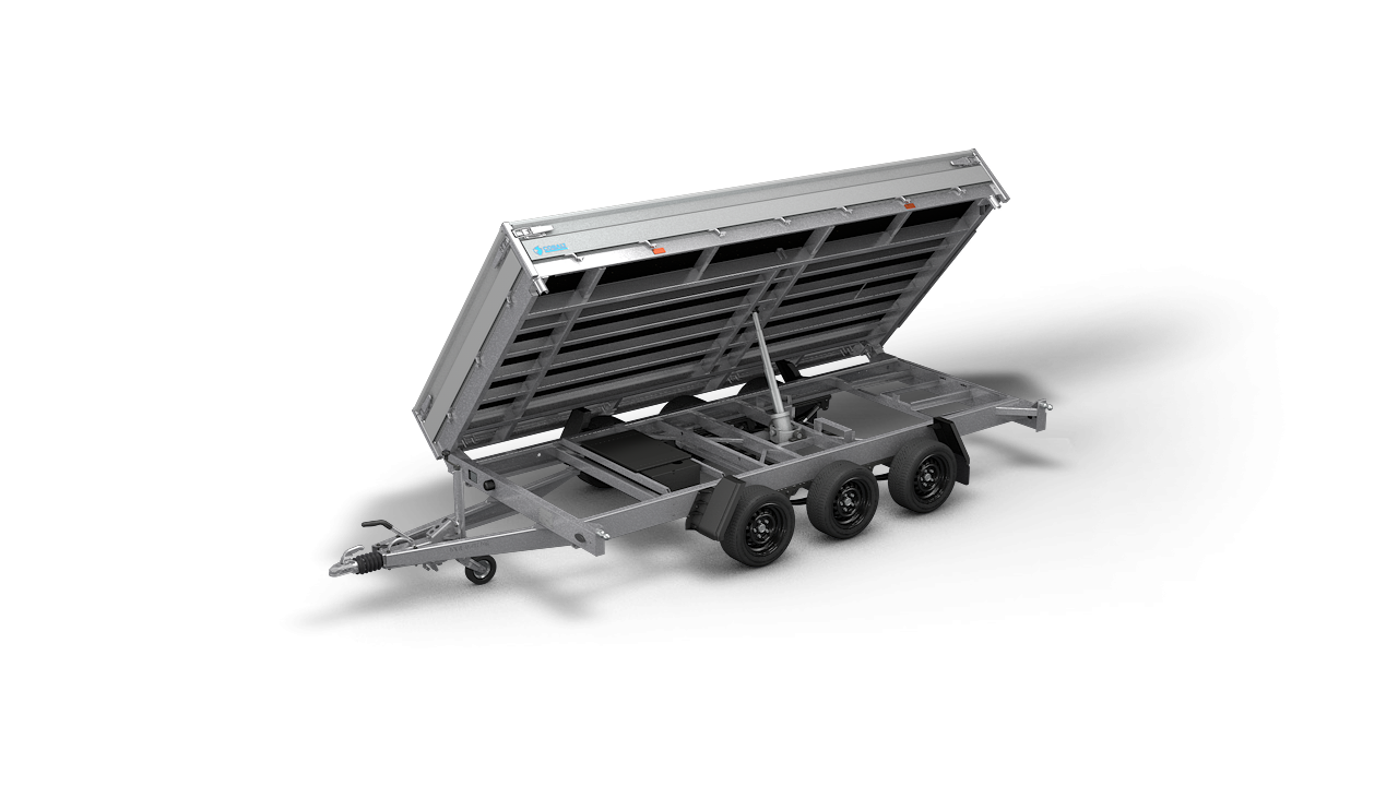 HAPERT trailer COBALT HM-3 three-sided tipper