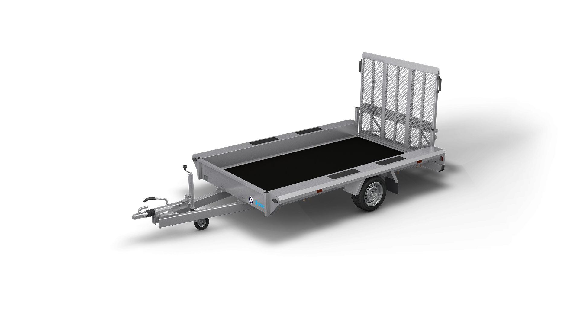  HAPERT transport trailer INDIGO LF-1 non-tilting machine transporter 