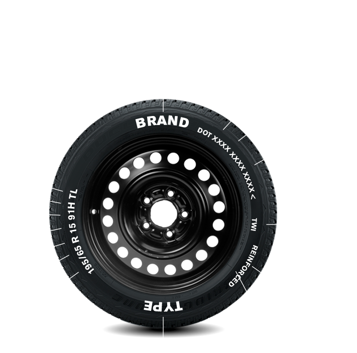 WHICH INFORMATION WILL YOU FIND ON A TYRE?